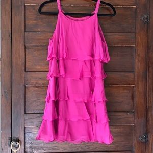 100% silk minidress/tunic top with beaded straps